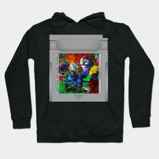 A Laughing Death in Meatspace Game Cartridge Hoodie